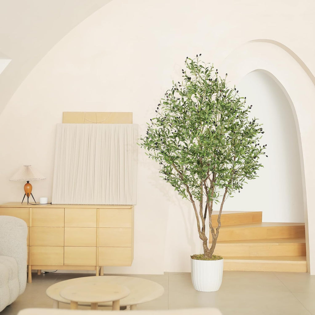 Faux Olive Tree 8ft Living Room Office Decor