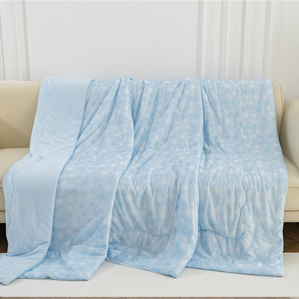 Cooling Comforter King Size Double-Sided Cold Tech Fabric, Cooling Blanket for Hot Sleepers, Q-Max >0.45 Soft