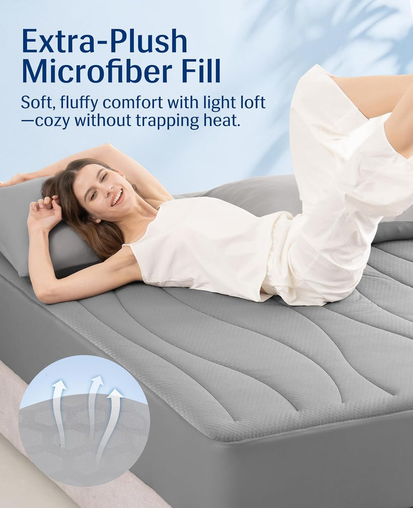 Cooling Mattress Pad King for Hot Sleepers with Arc-Chill 3.0 | PCM Cooling Mattress Topper Stay Cool All Night