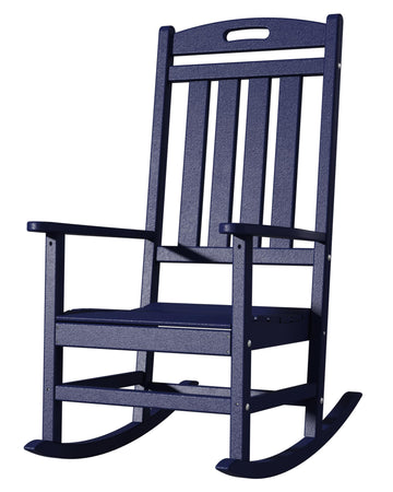 Outdoor Rocking Chair, All-Weather Resistant Poly Lumber Chair