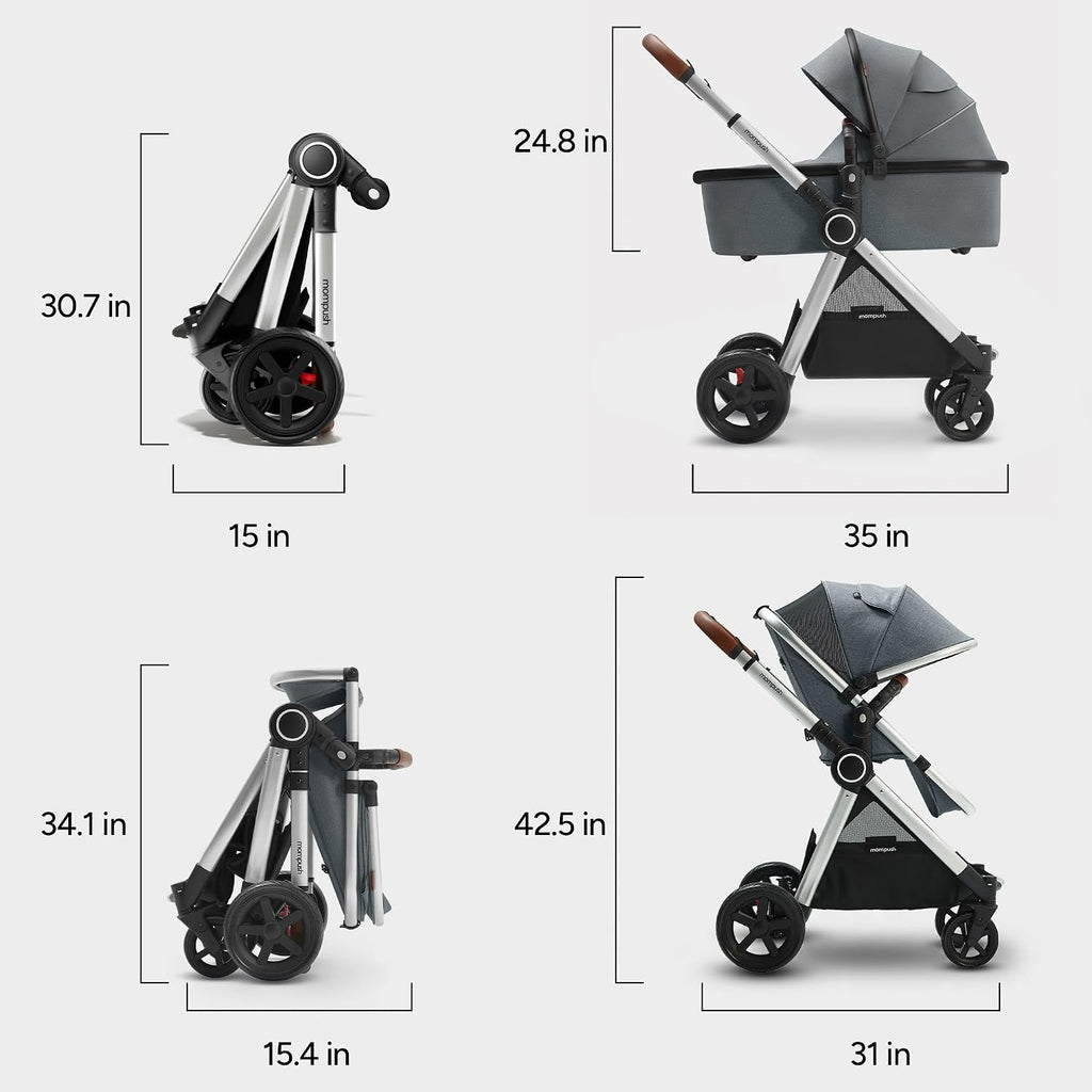 Ultimate2 Full-Size Stroller with Bassinet, Newborn to Toddler