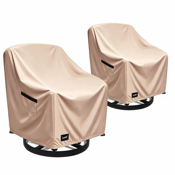 JinHrtoyi Outdoor Chair Covers 2 Pack, 30Wx34Dx38H inches Patio Chair Cover, 100% Waterproof Heavy Duty Outdoor