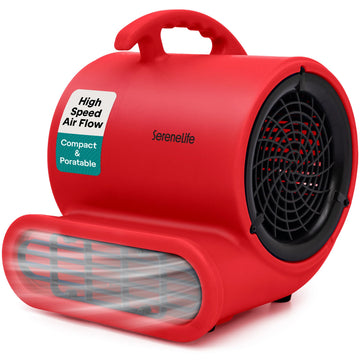 Air Mover Blower Fan 2500 CFM - Powerful High Performance 3-Speed Fan for Floor & Carpet Drying, Portable Floor Fan