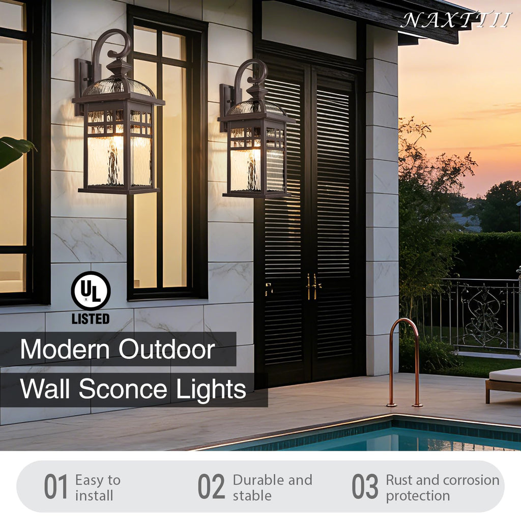 Outdoor Porch Lights Wall Mount Exterior Lighting Fixtures