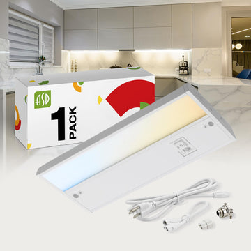 LED Under Cabinet Lighting, 9 Inch 3W, Plug in or Hardwired