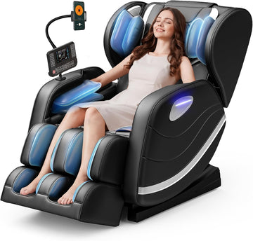 2026 SL Track Massage Chair Full Body, Zero Gravity Recliner | 12 Fix Rollers, 8 Airbags, 15 Auto Programs, Foot