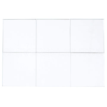 2" (50mm) Square Glass Tiles - 5 Pack