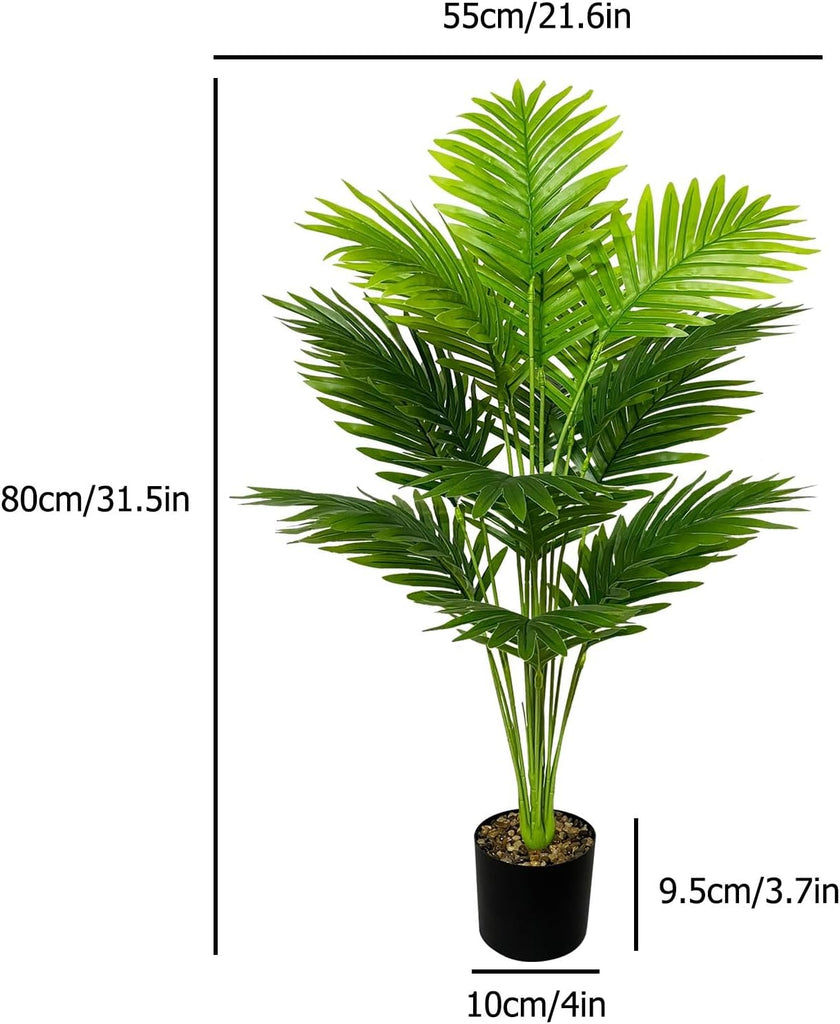 Artificial Plants in Pots Large Fake Tree Floor Faux Tropical Plants Decorative Greenry House Potted Tall Living Room