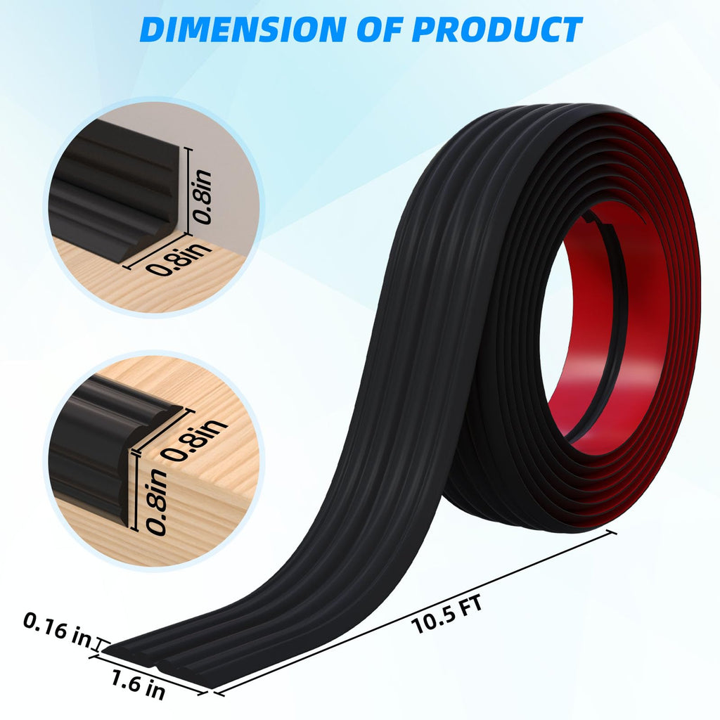 10FT Flexible Wall Corner Protector Moulding Trim, Peel and Stick Inside & Outside Wall Corner Guards Edge
