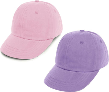 2 Packs Toddler Boys Girls Baseball Summer Hat Kids Baseball Cap Baby Sun Hat Cotton