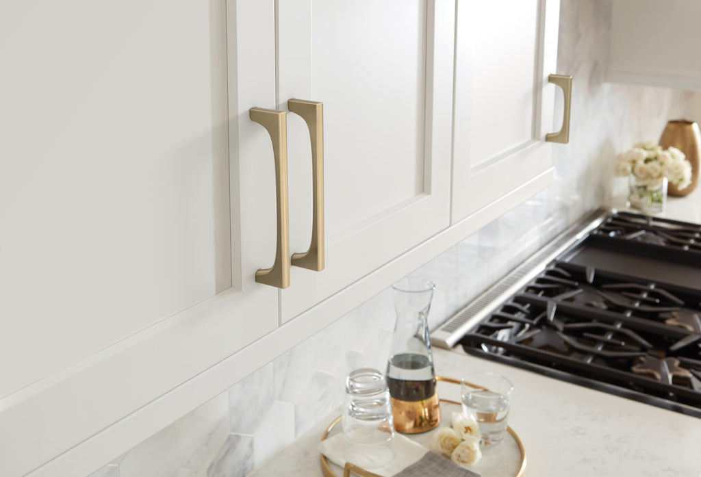 6-5/16" Merced Golden Champagne Drawer Pull
