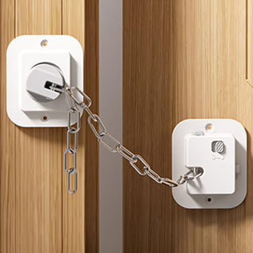 Child Proof Door Lock, 4 Packs White