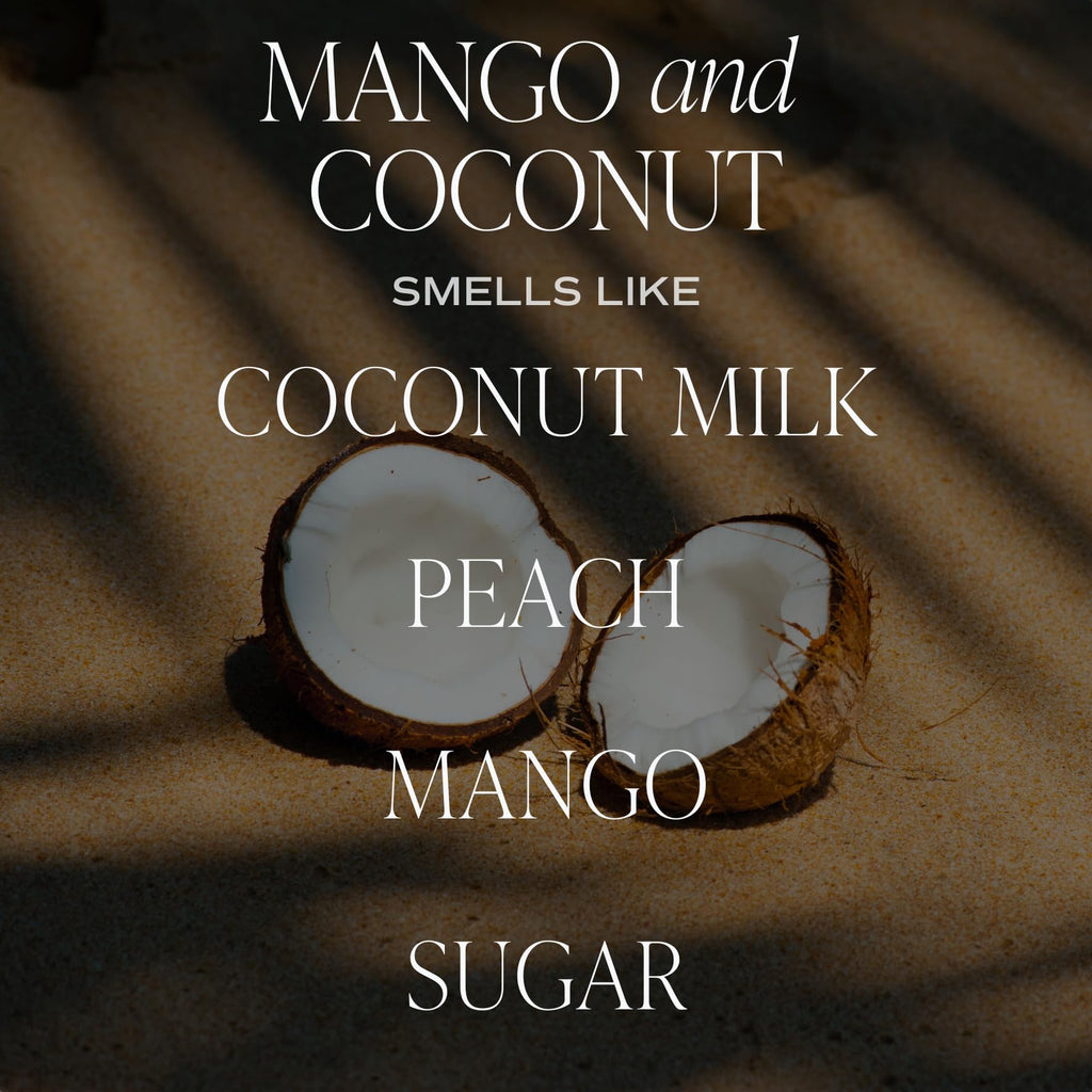Mango and Coconut Reed Diffuser - Room Decor Aesthetic with Long-Lasting Premium Fragrance of Mango, Pineapple