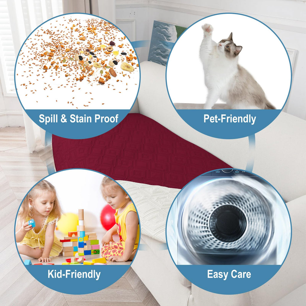 Waterproof Couch Cover for Dogs Non Slip Washable Sofa Protector