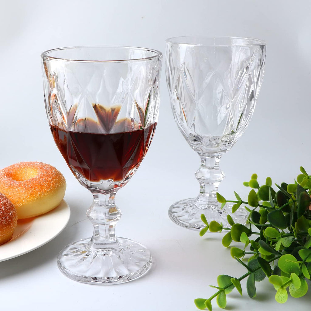 Red Wine Glasses, Stemware,12 Ounce,Set of 8, Ideal for Daily Use or Entertaining Occasion.Elegant Drinking Cups for