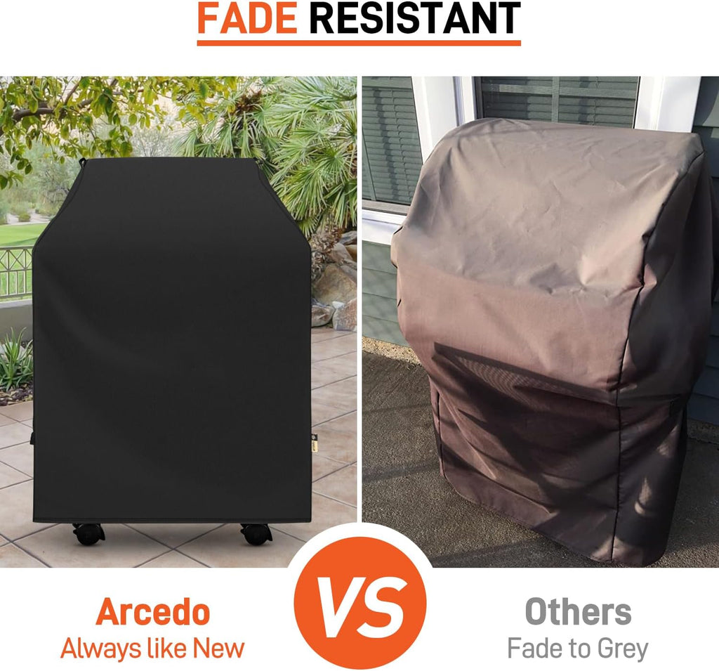 Outdoor Grill Cover 32 Inch, Heavy Duty Waterproof 2 Burner Gas BBQ Small Grill Covers Compatible with Char Broil