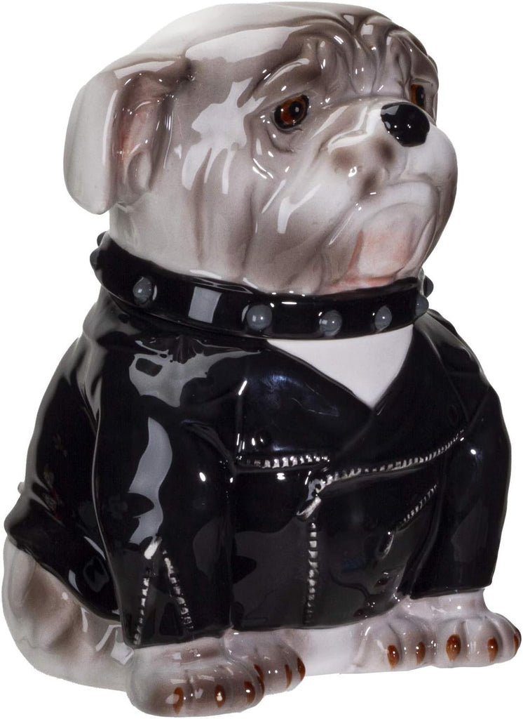 Rocker Bulldog Ceramic Cookie Jar