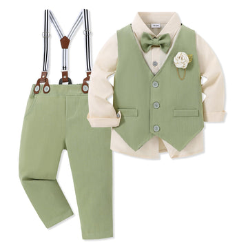 Toddler Boy Dress Clothes Suit Boys Formal Wedding Outfits