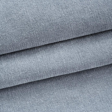Soft Chenille Fabric for Upholstery, Silver Gray, 58 in x 4.37 yd