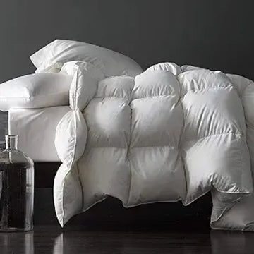 Premium Feathers Down Comforter Twin All Season White Duvet Insert
