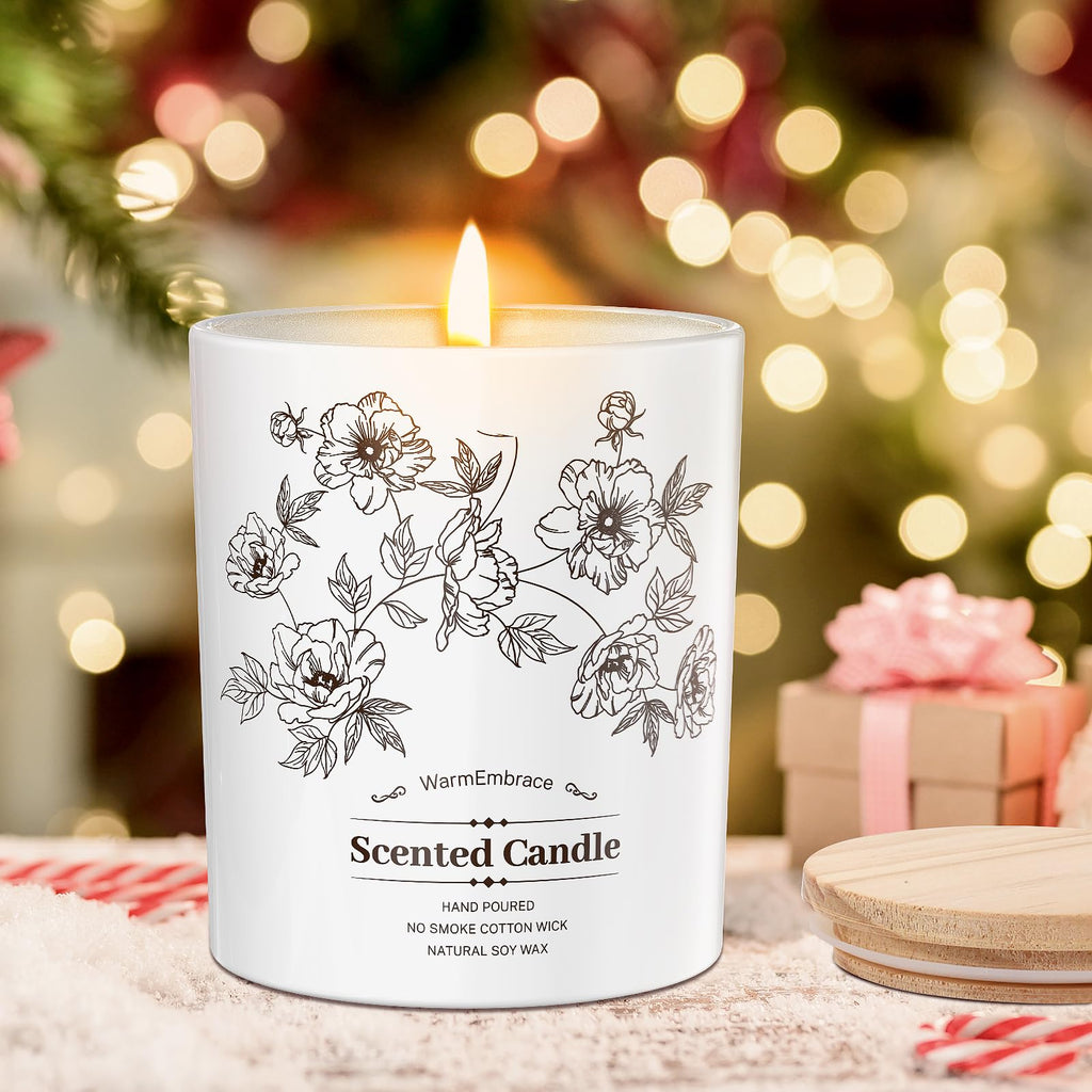 Deluxe Scented Candle for Women & Men, Lavender, 8 Oz