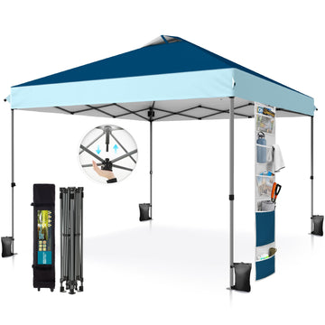 10x10 Pop Up Canopy Tent, One Push Easy Set Instant Shade Tents