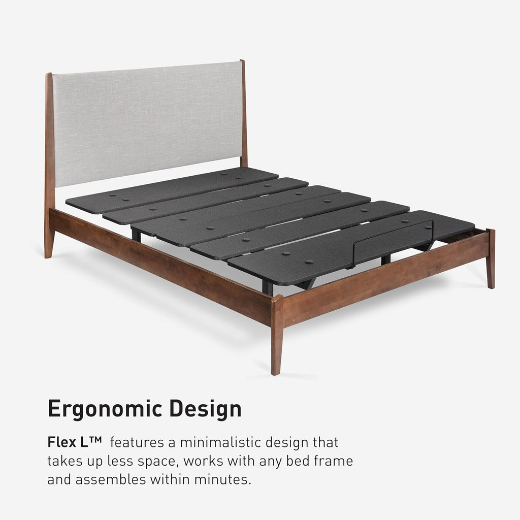 Flex L Adjustable Bed Base Frame - King Size - Wireless Remote Control, Zero Gravity Base for Pressure Relief