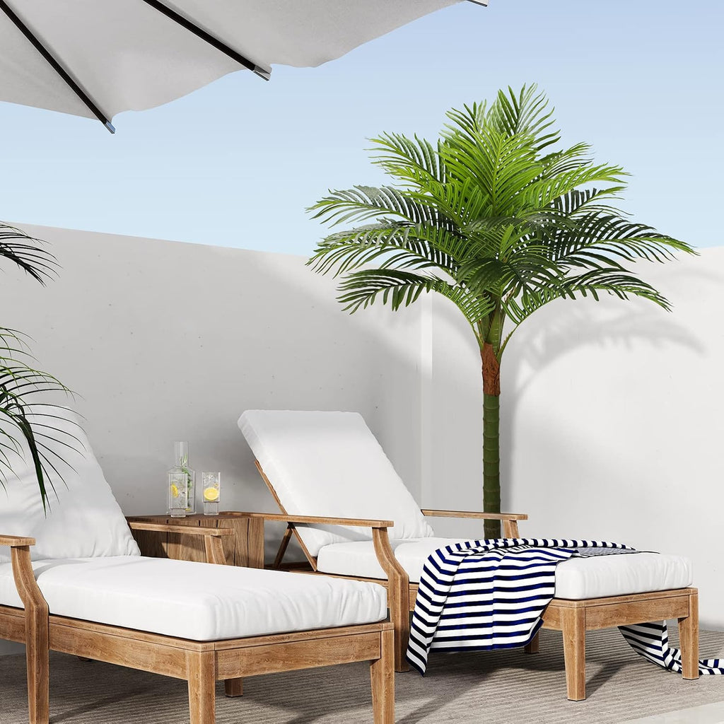 Palm Tree Artificial Tropical Plant 6FT Tall Faux Plants Indoor Fake Floor Plants Decorative Palm Tree House Large