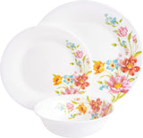 Ultra Break and Chip Resistant 18-Piece Round Dinnerware Set, Service for 6