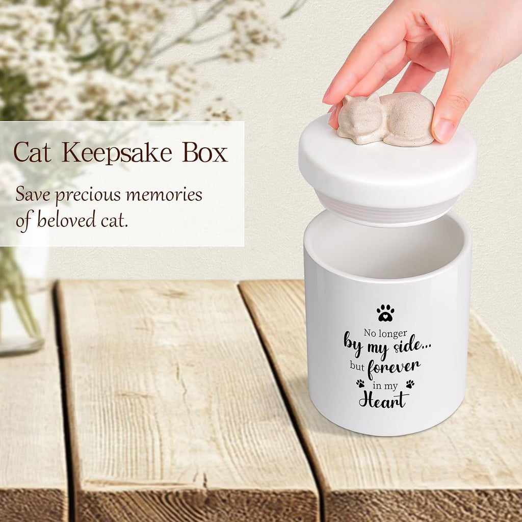 Cat Urns for Ashes, Pet Memorial, Up to 45lbs