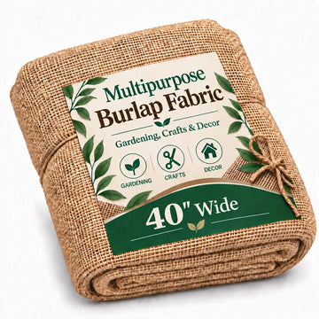 Textiles 1 Yard Bolt 40" Wide Natural Jute Burlap Fabric