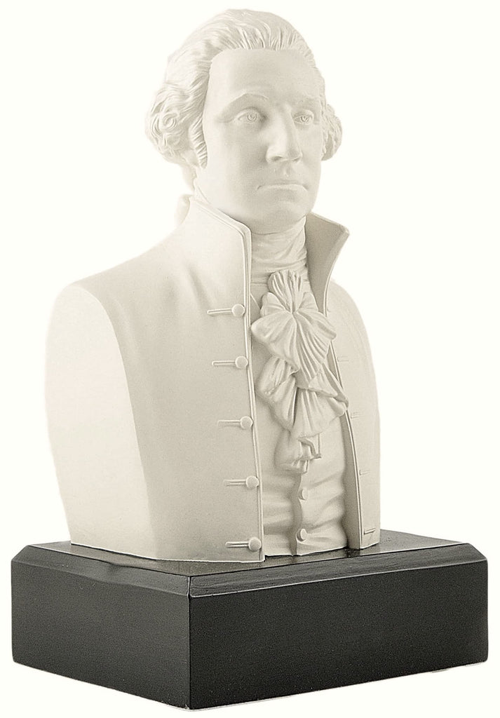 President George Washington Bust Statue - Founding Father Sculpture - Patriotic American History Home or Office