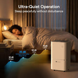 2000-2600 Sq.Ft Dehumidifier for Home with Drain Hose, 38 Pints/Day Dehumidifier for Basement, Bedroom, Bathroom