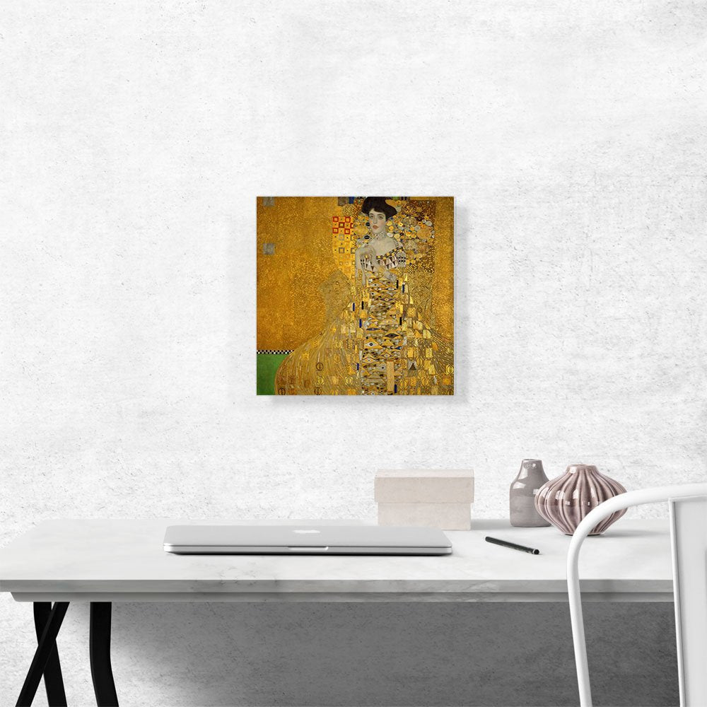 Portrait of Adele Bloch-Bauer I 1907 Canvas Art Print Stretched Framed Painting Picture Poster Giclee Wall Decor by