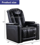 Electric Power Recliner Chairs with USB Ports and Cup Holders
