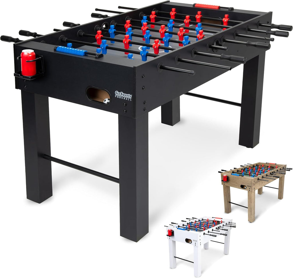 54 Inch Full Foosball Table for Adults - Perfect for Home, Office or Game Room - Choose Color