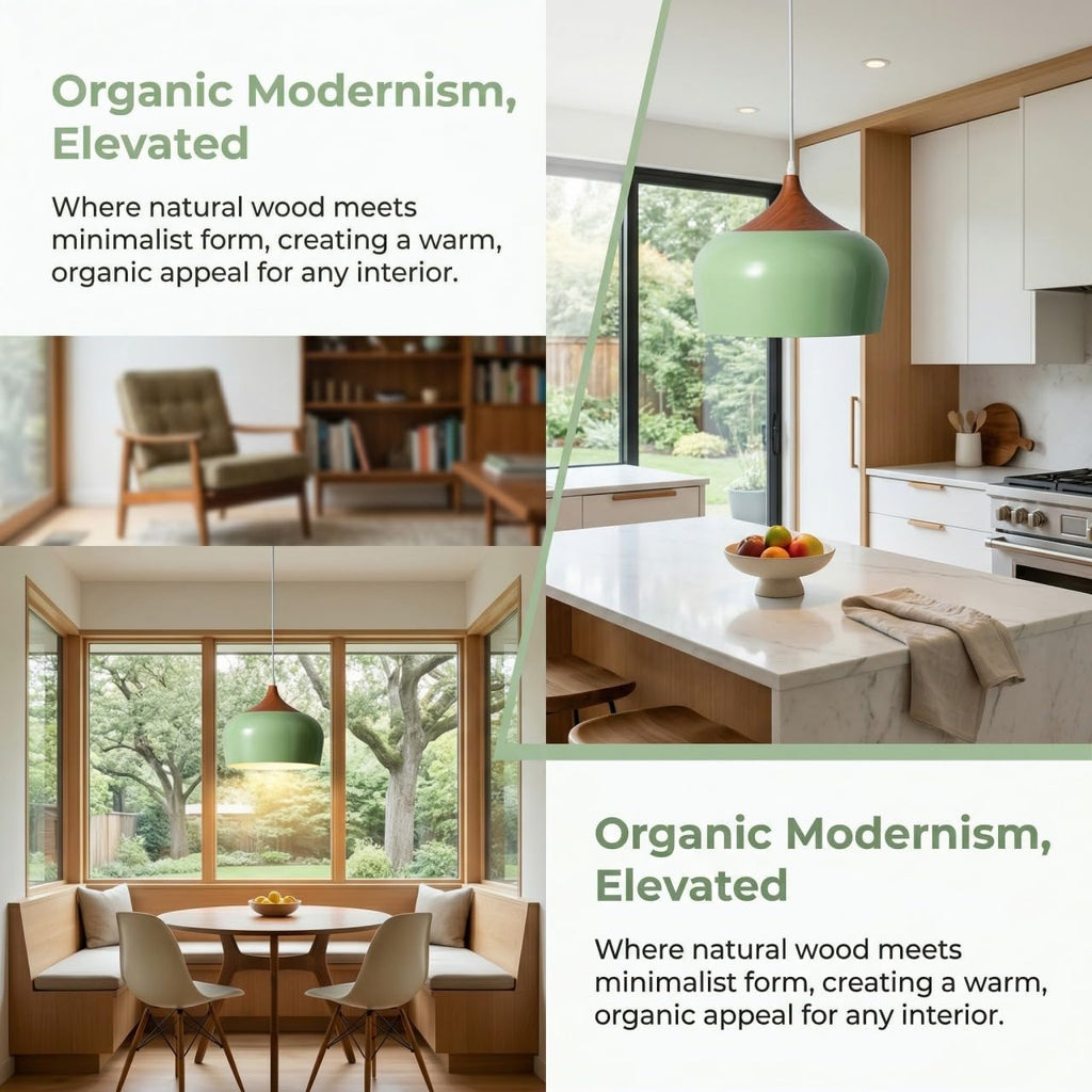 Modern Nordic Pendant Light Fixtures, Green