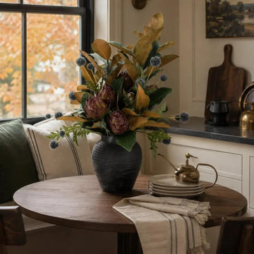 Faux Magnolia Leaf Stem, Set of 4, 36 in, Home Decor