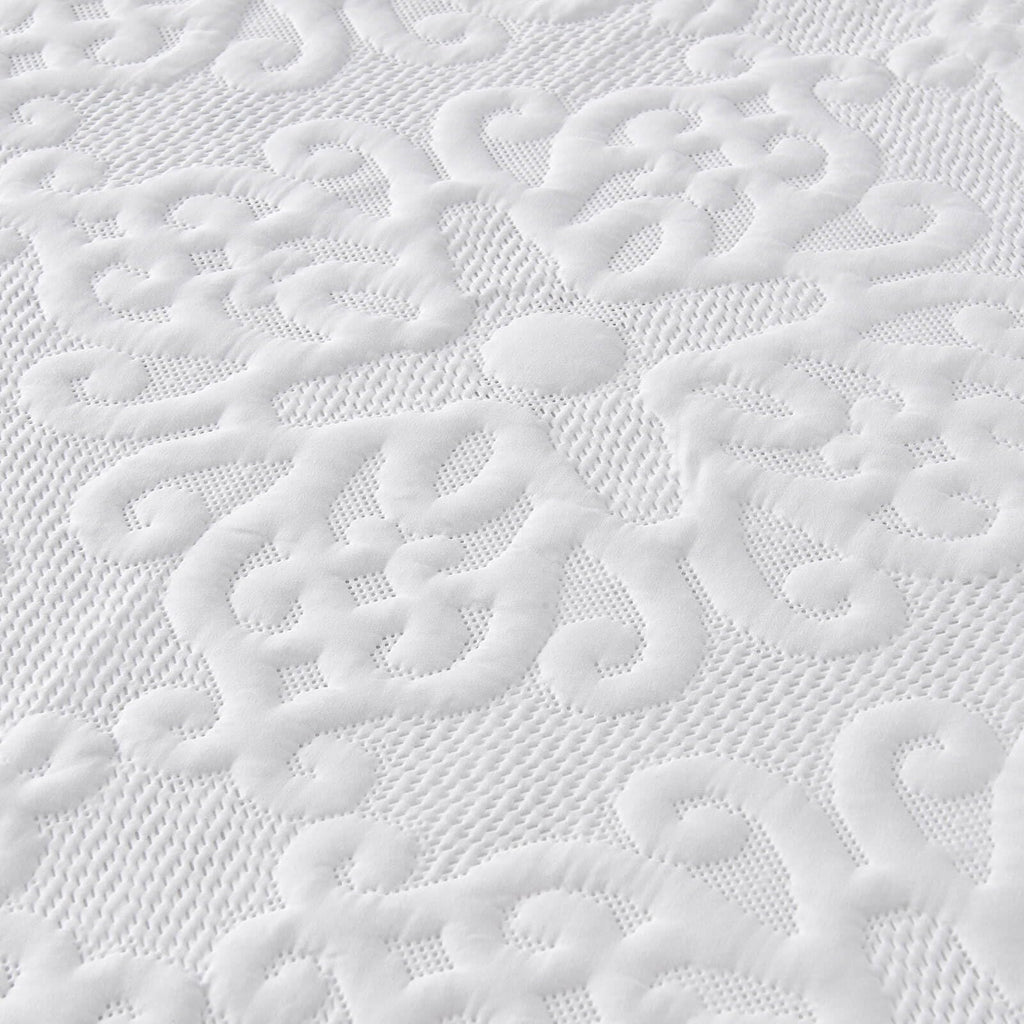 Oversized King Bedspreads 128x120 Pure White
