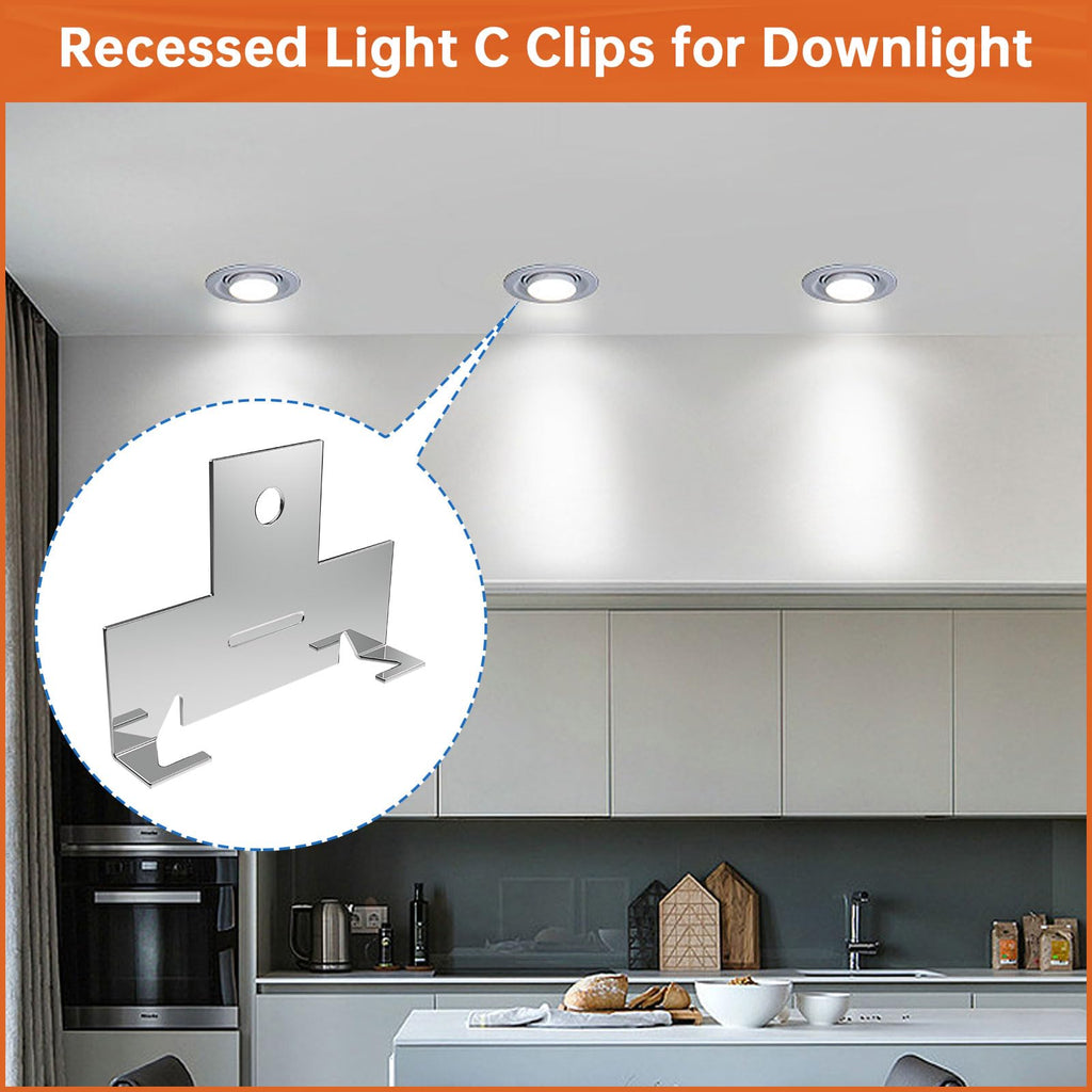 68 PCS Recessed Light Clips for Retrofitting Recessed Light Canisters