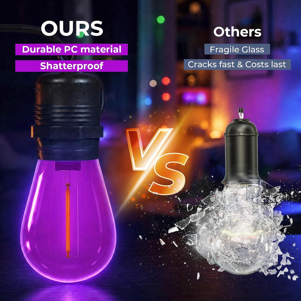 S14 Orange & Purple Replacement Bulbs Lights