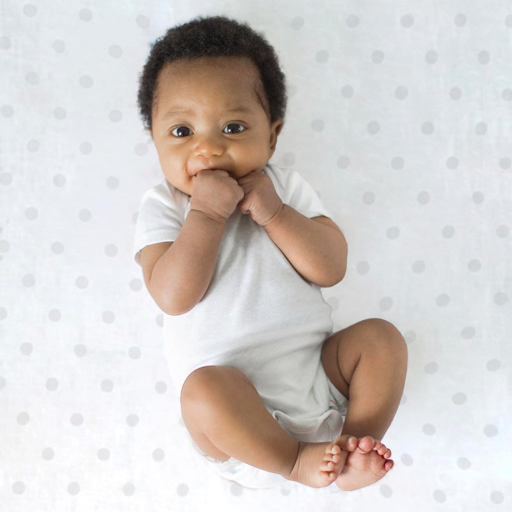 Cotton Muslin Swaddle Blankets, Set of 4, Receiving Blankets for Baby Boys & Girls, Best Shower Gift, 46x46 inches