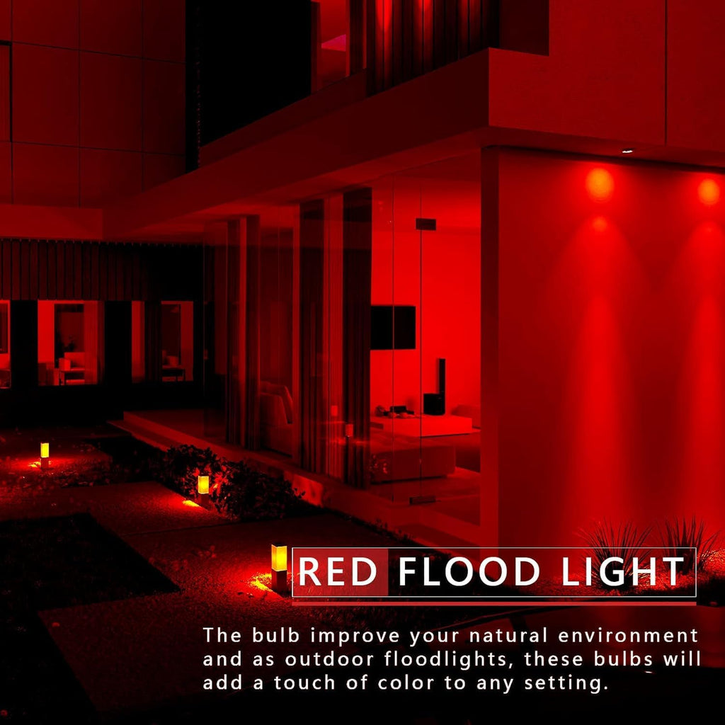 PAR38 LED Outdoor Flood Light Bulbs,Dimmable 20W(200W Equivalent) E26 Base Flood Light Bulbs,1800 Lumens LED Flood