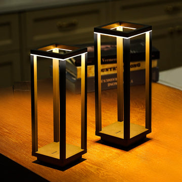 2Pack Cordless Table Lamp Rechargeable, 10" Portable Table Light