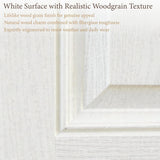 36" x 80" Fiberglass Entry Door with 9-Lite Low-E Glass - White, Right Hand Inswing, 4-9/16" Vinyl Frame, Primed White