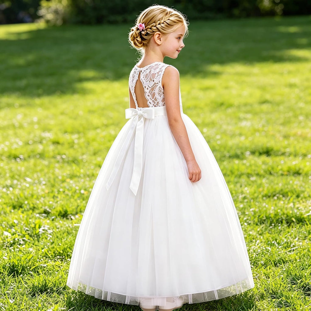 Flower Girls Dress Wedding Lace Princess Dresses
