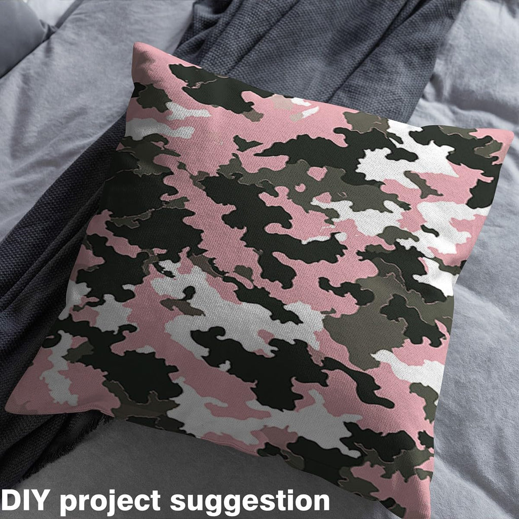 Camouflage Upholstery Fabric, Camo Fabric By The Yard, Military Style Decorative for Upholstery and Home DIY