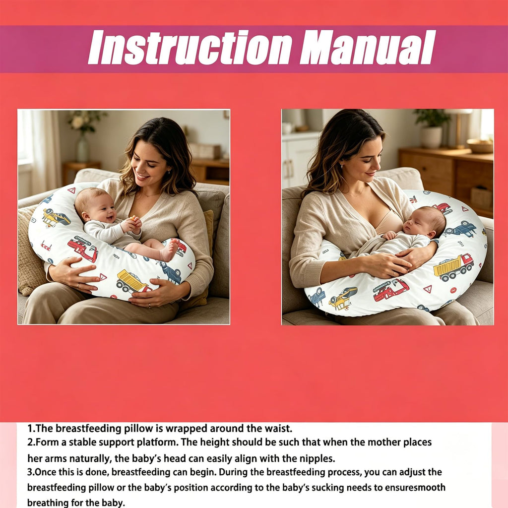 Nursing Pillow Breastfeeding Pillow Removable cover Machine washable