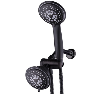 High Pressure 24-Function Dual 2-in-1 Handheld Shower Head Combo