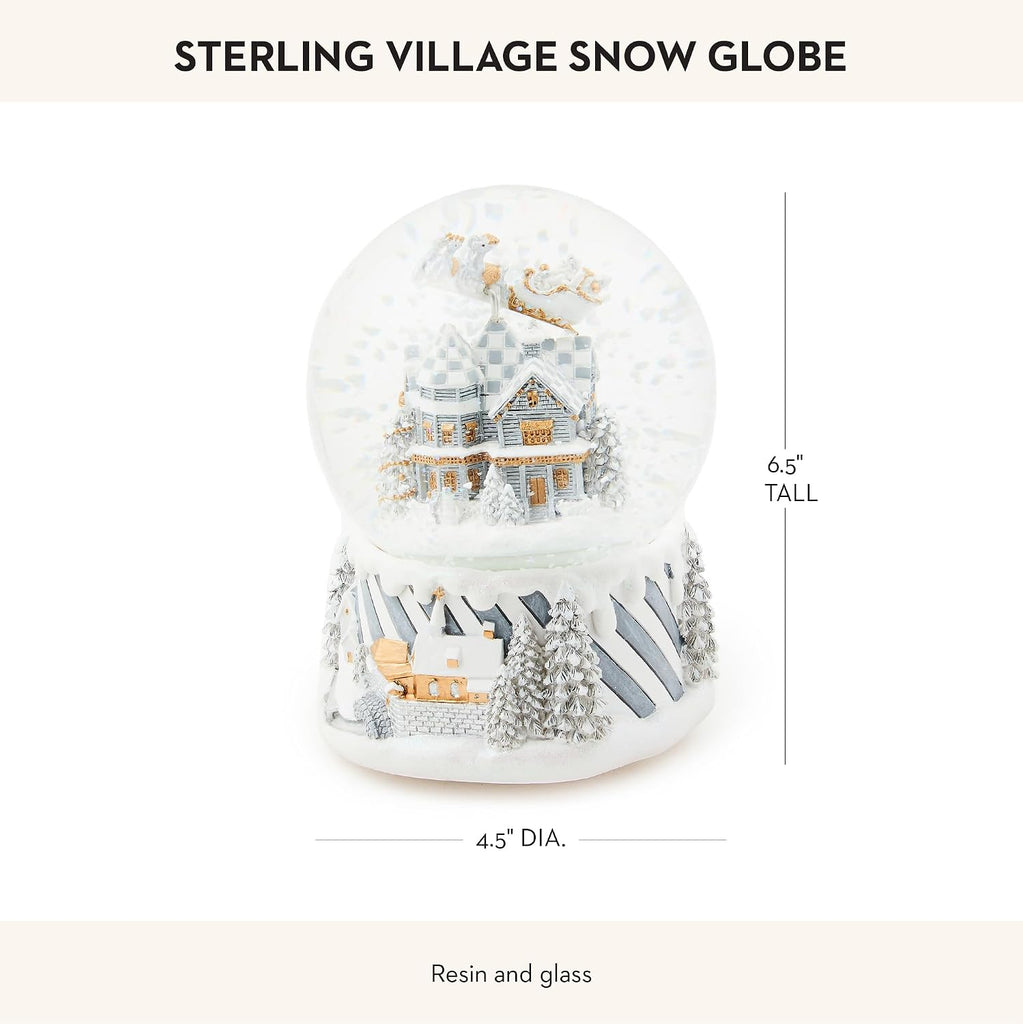Snow Globe, Musical Christmas Decor , Sterling Village